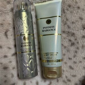 Infinite Radiance Fragrance Mist & Body Cream - Shimmery Silver